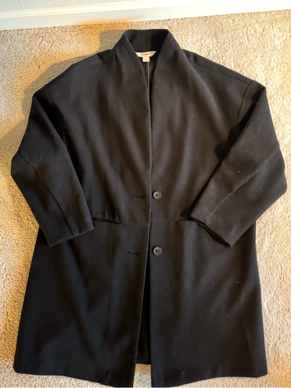 Classic Black Women’s Overcoat